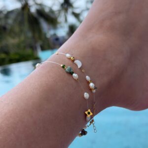 DARK GREEN ANKLET